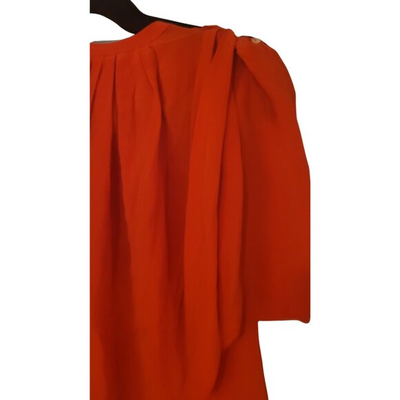 Sandro Silk Blouse with Side Tie Detail. Size Small (Designer size 1) - Picture 7 of 11